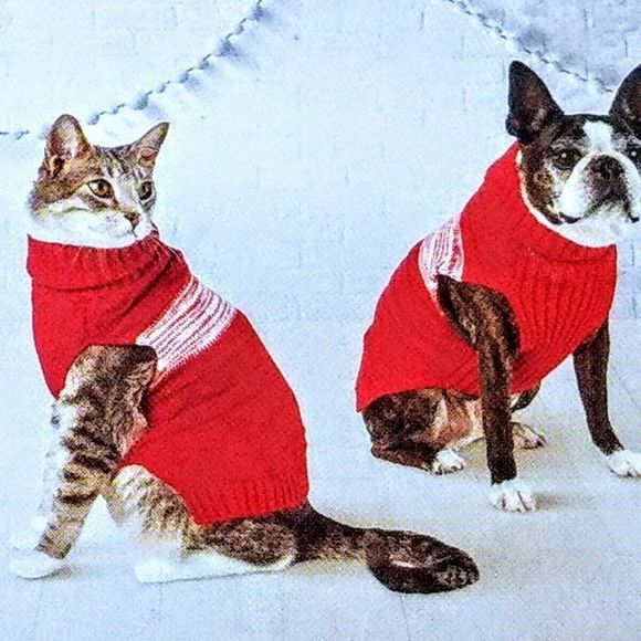 Wondershop Other - Wonder Shop Red & White Stripes Pet Sweater For Small Dogs Or Cats X Small